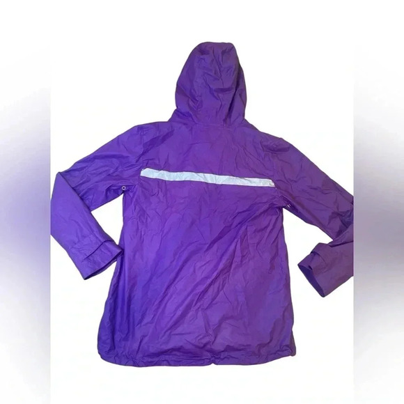 JMU Vintage Purple Full Zip Rain Jacket James Madison University Football Coat - Picture 15 of 15